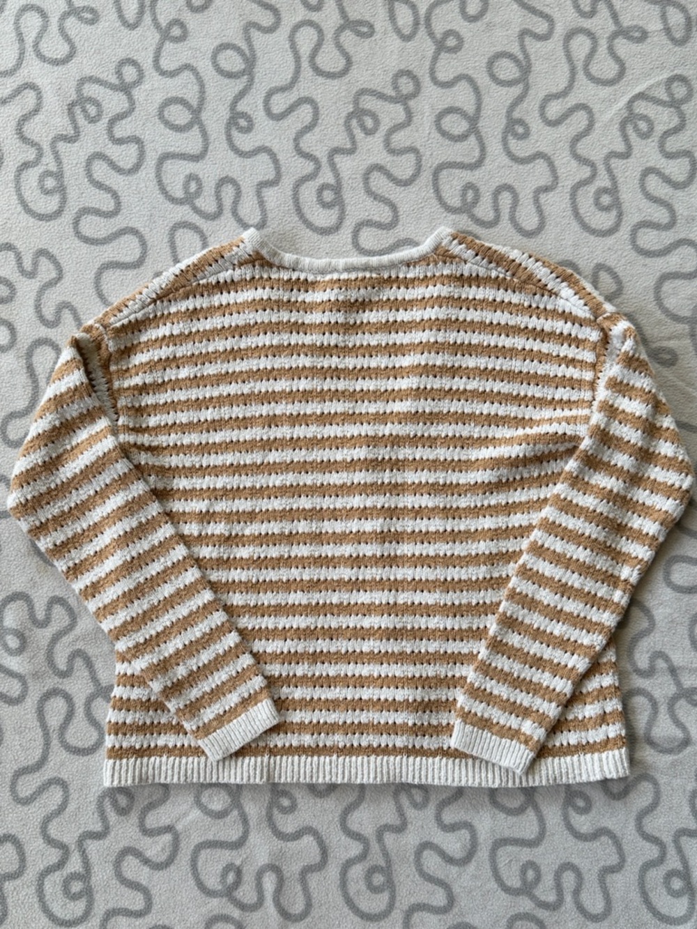 Madewell Open-Stitch Cardigan Sweater in Stripe - Picture 2 of 7